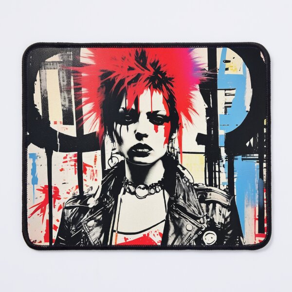 Item preview, vintage punk collage illustration 77s   designed and sold by AiPoliviosArt.