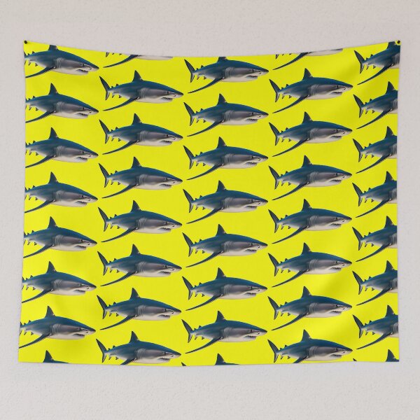 Item preview, SHARK - #FFFF00 designed and sold by Marlon Oseguera.
