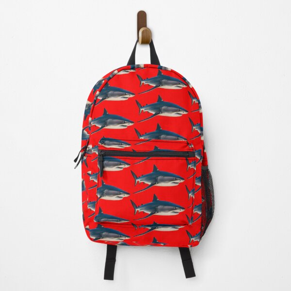 Item preview, SHARK - #FF0000 designed and sold by Marlon Oseguera.