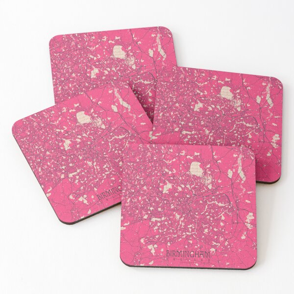 Item preview, Birmingham City Map of West Midlands, England - Blossom designed and sold by deMAP.