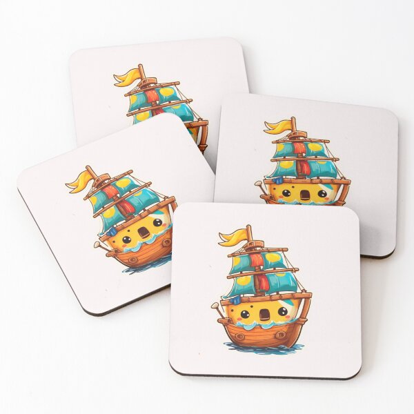 Item preview, A cheerful ship on the high seas. designed and sold by NewtBoo.