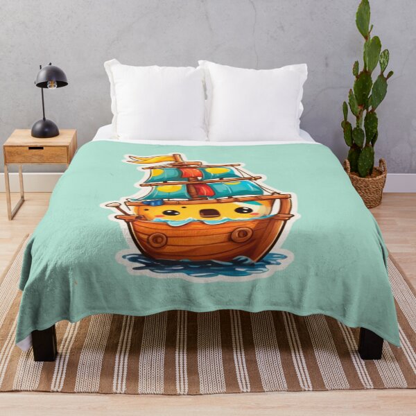 Item preview, A cheerful ship on the high seas. designed and sold by NewtBoo.