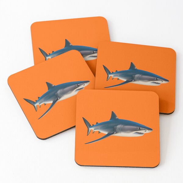 Item preview, SHARK - #FF6600 designed and sold by Marlon Oseguera.