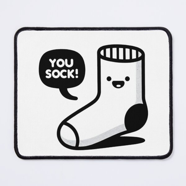 Item preview, “Sock Pun: You Sock!” designed and sold by Sovi14.