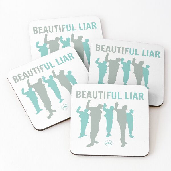 Item preview, fanart silhouette of the group monsta x in the beautiful liar era designed and sold by mbs-desing.