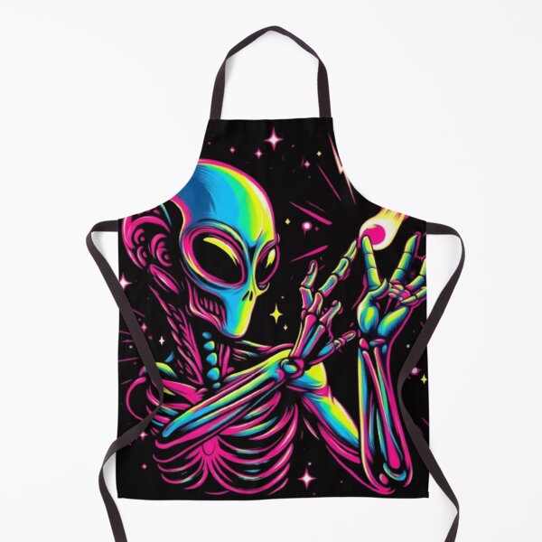 Item preview, "Neon Extraterrestrial: Vibrant Alien Art" designed and sold by DarkSideArtz.