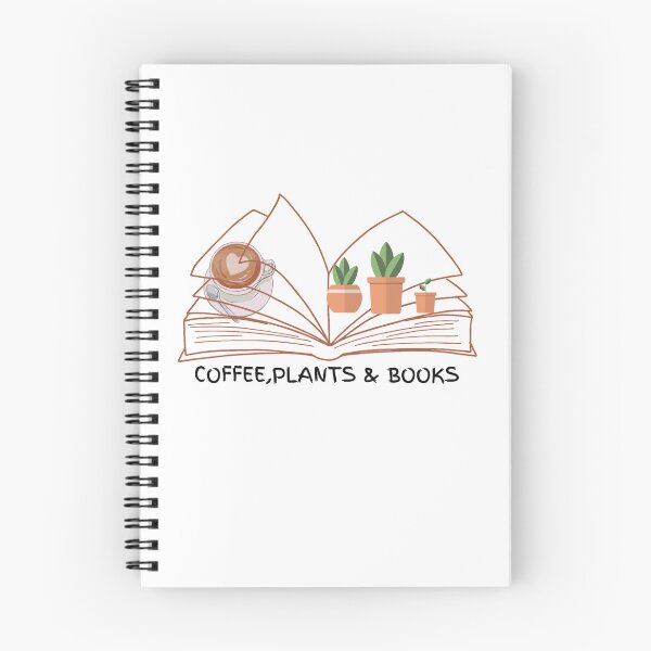 Item preview, Plantas, café y libros. designed and sold by ChrystalsCorner.