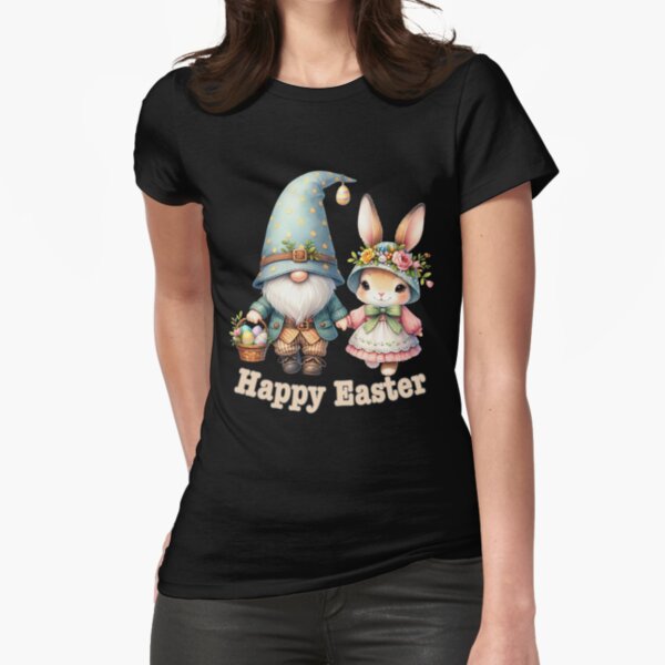 Item preview, Funny Easter Day Bunny Gnome Rabbit Quote Happy Easter Day Cool Eggs Best Gift For Womens Girls Boys Essential T-Shirt designed and sold by chanyawee.
