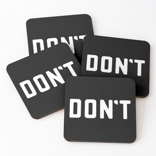Item preview, Word Don't Simple Text Do Not Don't Saying Funny designed and sold by alenaz.