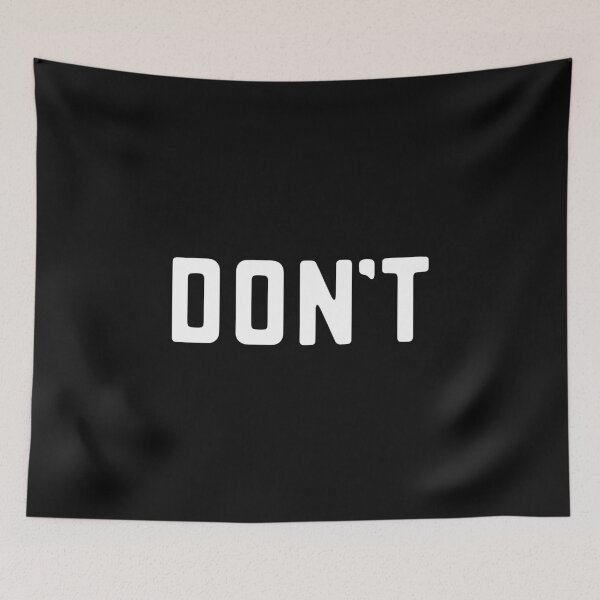 Item preview, Word Don't Simple Text Do Not Don't Saying Funny designed and sold by alenaz.
