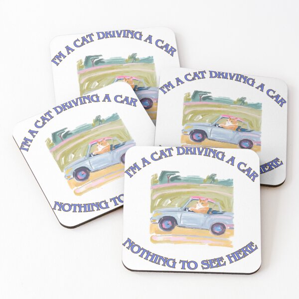 Item preview, I'm a cat driving a car 4 designed and sold by LorenzoArtZa.