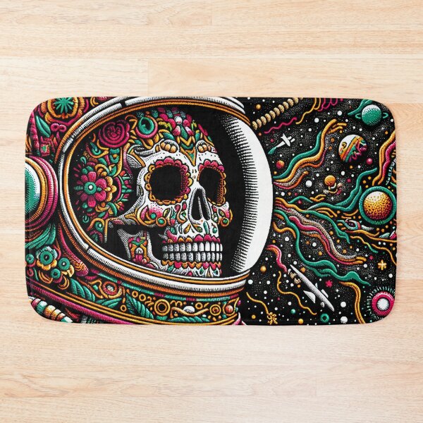 Item preview, "Roaming Skull Astronaut in Space - Tenango Art" designed and sold by zzz888.