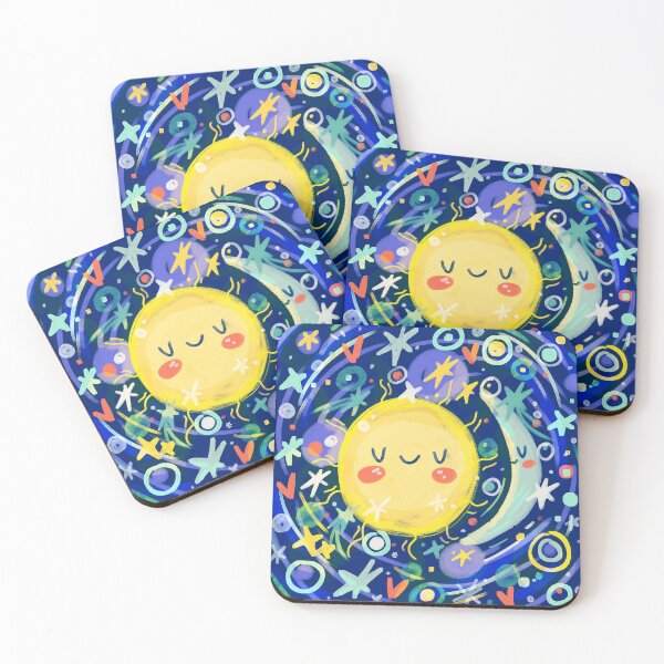 Item preview, moon and sun designed and sold by andreaga.