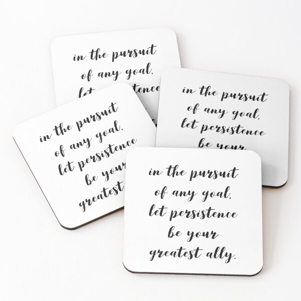 Item preview, Persistence Pays Off: It's Your Greatest Ally - Stick With It designed and sold by Soaring Eagle.