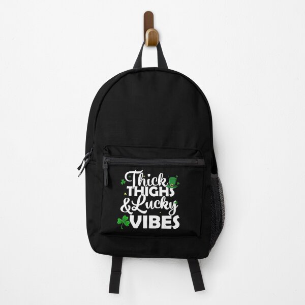 Item preview, Thick Thighs and Lucky Vibes St Patrick's Day Funny Quote Essential designed and sold by ShopSmart213.