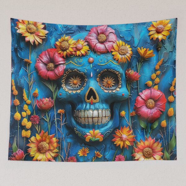 Item preview, Edén eterno: la calavera adornada designed and sold by Digital Dreamsmiths.
