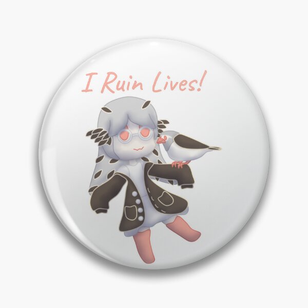 Item preview, "I Ruin Lives" Quelea Bird Girl designed and sold by CutesyChaos.