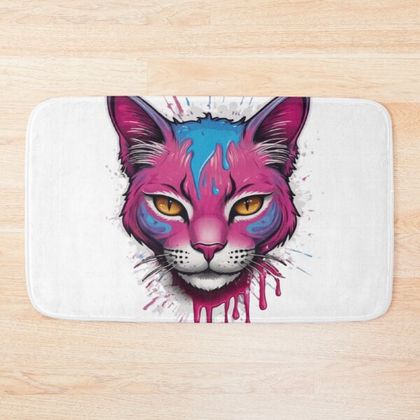 Item preview, Sticky Kitty Graffiti Logo: Pink, Blue, Lilac Cursive Art designed and sold by SSulatul101.