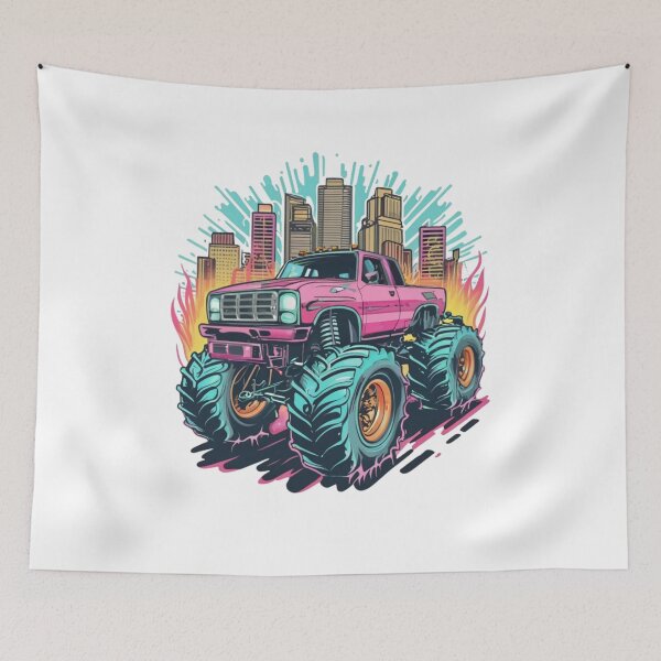 Item preview, Conquering the Earth with Monster Trucks designed and sold by badjershop.