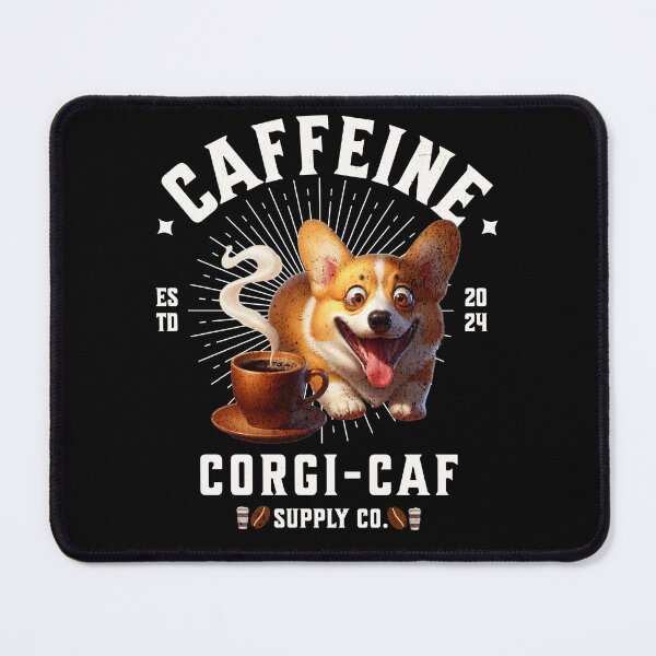 Item preview, Caffeine Corgi designed and sold by Eagleson21.