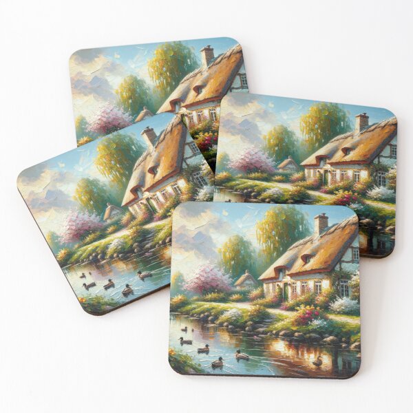 Item preview, Enchanted Cottage Gardens designed and sold by GoBeyondChannel.