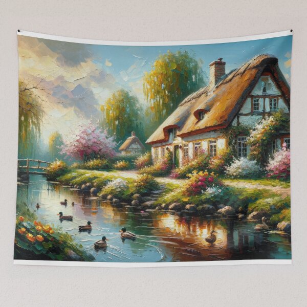 Item preview, Enchanted Cottage Gardens designed and sold by GoBeyondChannel.