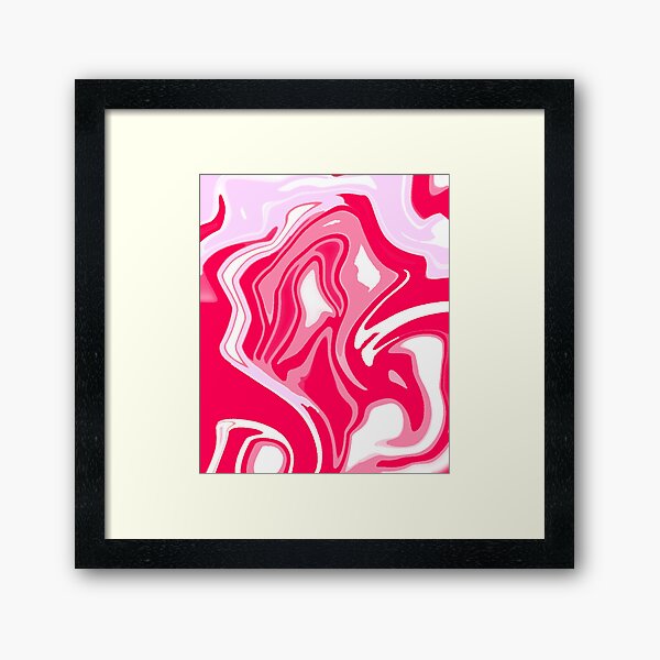 Item preview, Pink and red liquid design designed and sold by Nikunicka.