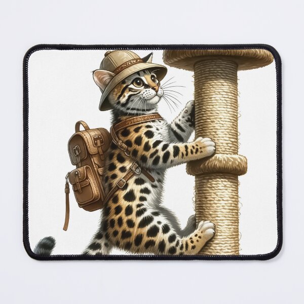 Item preview, California Spangled Jungle Gym Antics - Funny Cat designed and sold by vogocom.