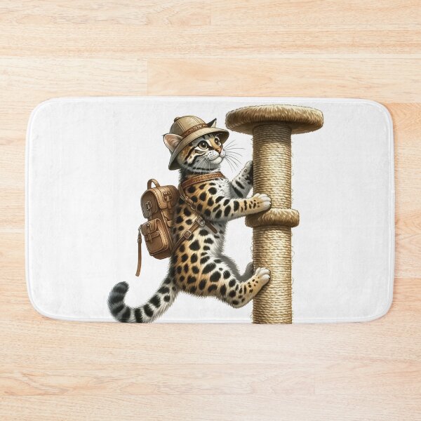 Item preview, California Spangled Jungle Gym Antics - Funny Cat designed and sold by vogocom.