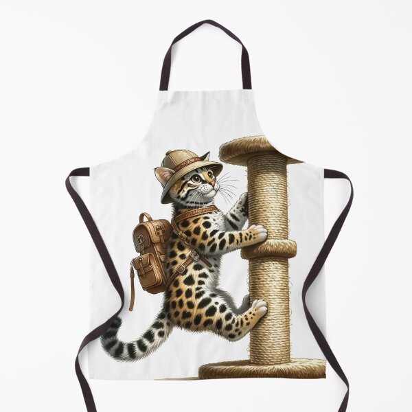 Item preview, California Spangled Jungle Gym Antics - Funny Cat designed and sold by vogocom.
