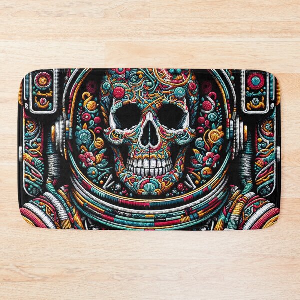 Item preview, "Skull Astronaut - Tenango Art Exploration" designed and sold by zzz888.