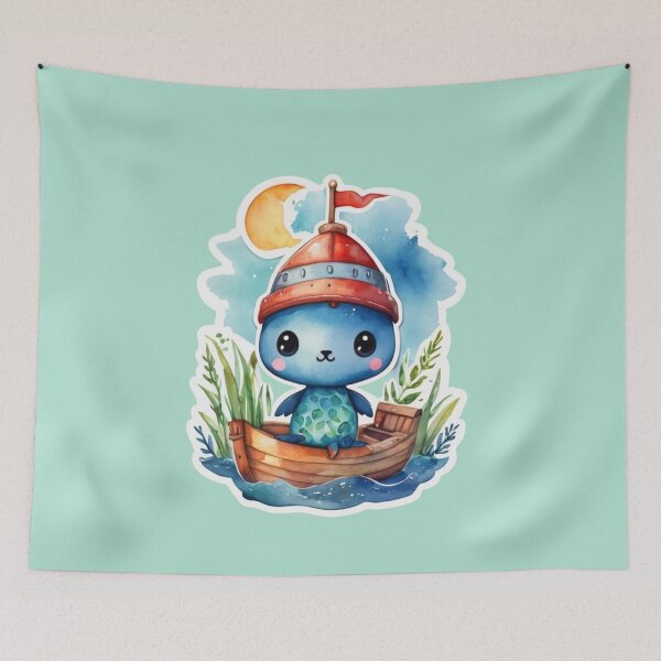 Item preview, Sails up. We are going on a sea adventure. designed and sold by NewtBoo.
