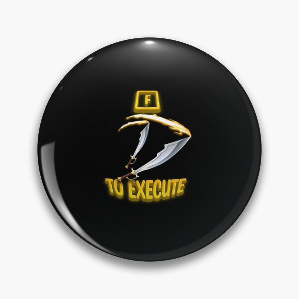 Item preview,  "F To Execute" - Hannah Kit Design - Bedwars (Golden) designed and sold by TyxShop.