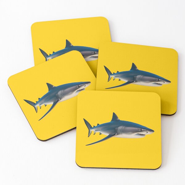 Item preview, SHARK - #FFCC00 designed and sold by Marlon Oseguera.
