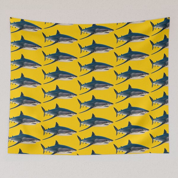 Item preview, SHARK - #FFCC00 designed and sold by Marlon Oseguera.