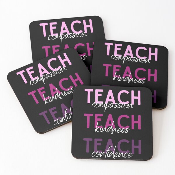 Item preview, Teach Compassion Teach Kindness Teach Confidence designed and sold by ArtFromBeyond.