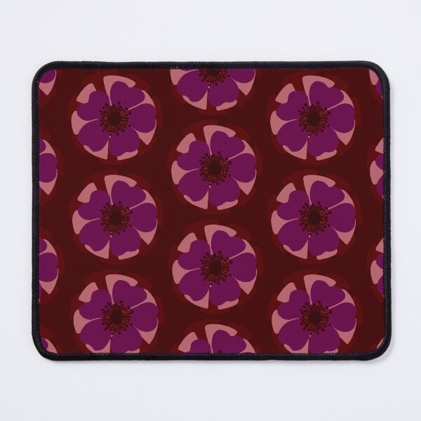 Item preview, Retro monochromatic floral pattern. designed and sold by Meteryards.