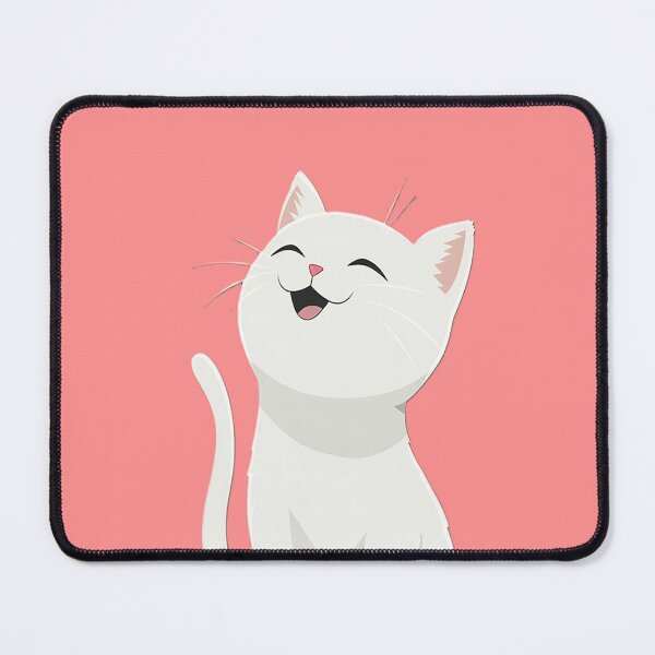 Item preview, White Cat Sticker. designed and sold by SUB Q.