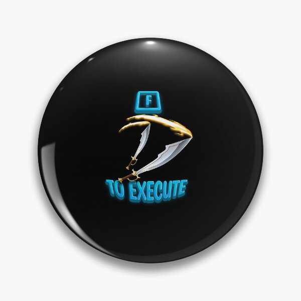 Item preview, "F To Execute" - Hannah Kit Design - Bedwars (Blue) designed and sold by TyxShop.