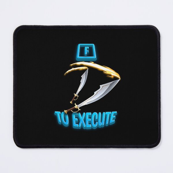 Item preview, "F To Execute" - Hannah Kit Design - Bedwars (Blue) designed and sold by TyxShop.