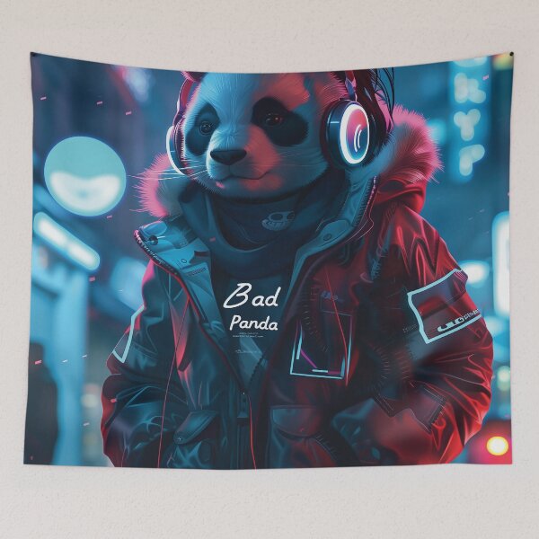 Item preview, Cyberpunk Fashionista Panda designed and sold by ArtMethodLab.