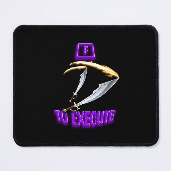 Item preview, "F To Execute" - Hannah Kit Design - Bedwars (Purple) designed and sold by TyxShop.
