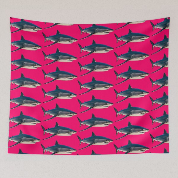 Item preview, SHARK - #FF0066 designed and sold by Marlon Oseguera.