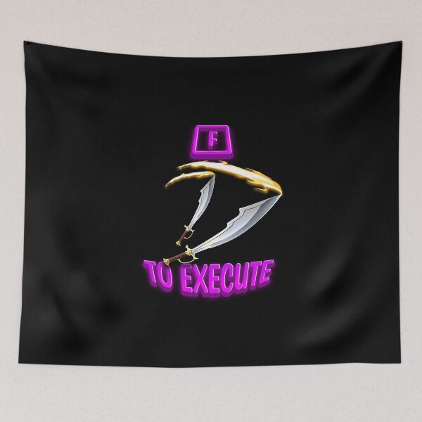 Item preview, "F To Execute" - Hannah Kit Design - Bedwars (Pink) designed and sold by TyxShop.