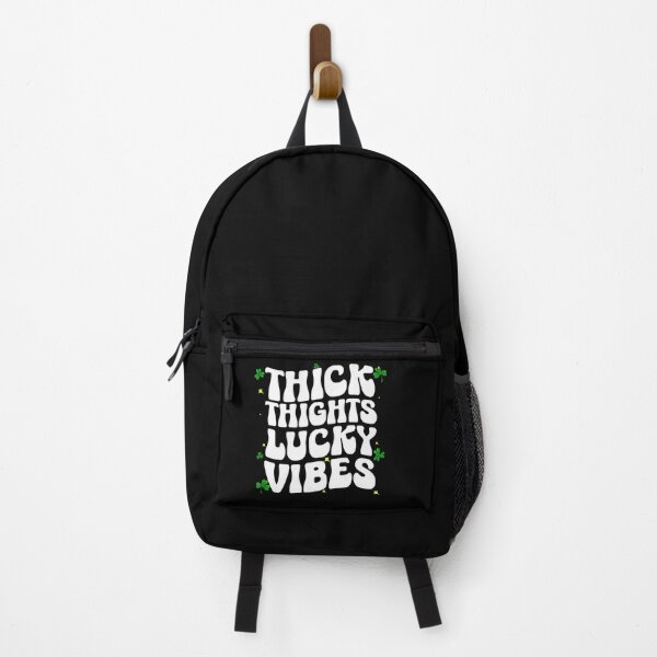 Item preview,  Thick Thighs and Lucky Vibes St Patrick's Day Funny Quote Essential designed and sold by ShopSmart213.