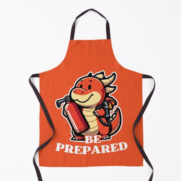 Item preview, Be Prepared | Funny Cute Baby Dragon Firefighter designed and sold by McThingummy.