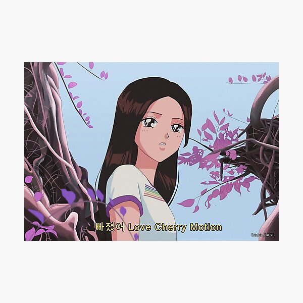 LOONA Choerry - Love Cherry Motion 90's anime Photographic Print