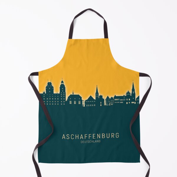 Artikelvorschau, Aschaffenburg Deutschland Skyline entworfen und verkauft von ArtPrints.