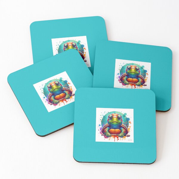 Item preview, The Judging Turtle: Quirky Animal Art Print designed and sold by graphicraftstud.