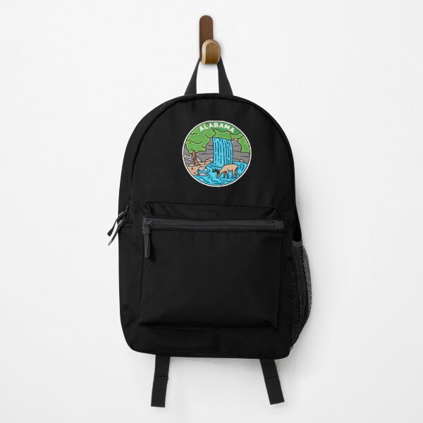 Item preview, Alabama | AL Illustrated Badge | Retro Vintage | Nature designed and sold by AtlasCreativeCo.